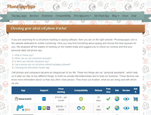 Tablet Screenshot of phonespyapps.com